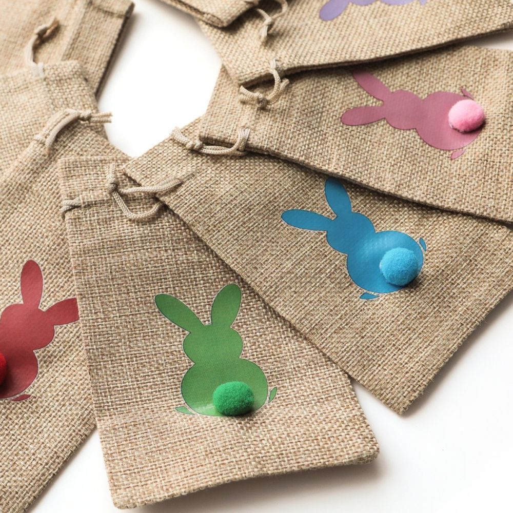 мешочек холщовый с принтом, цветовой микс, 150х100 мм