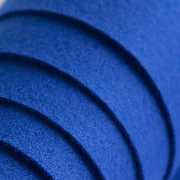 фетр 855 электрик синий, 1.2 мм, 33х110 см