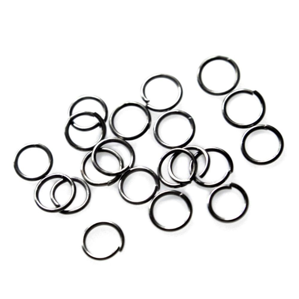 колечко соединительное 6, цвет черный, 6 мм