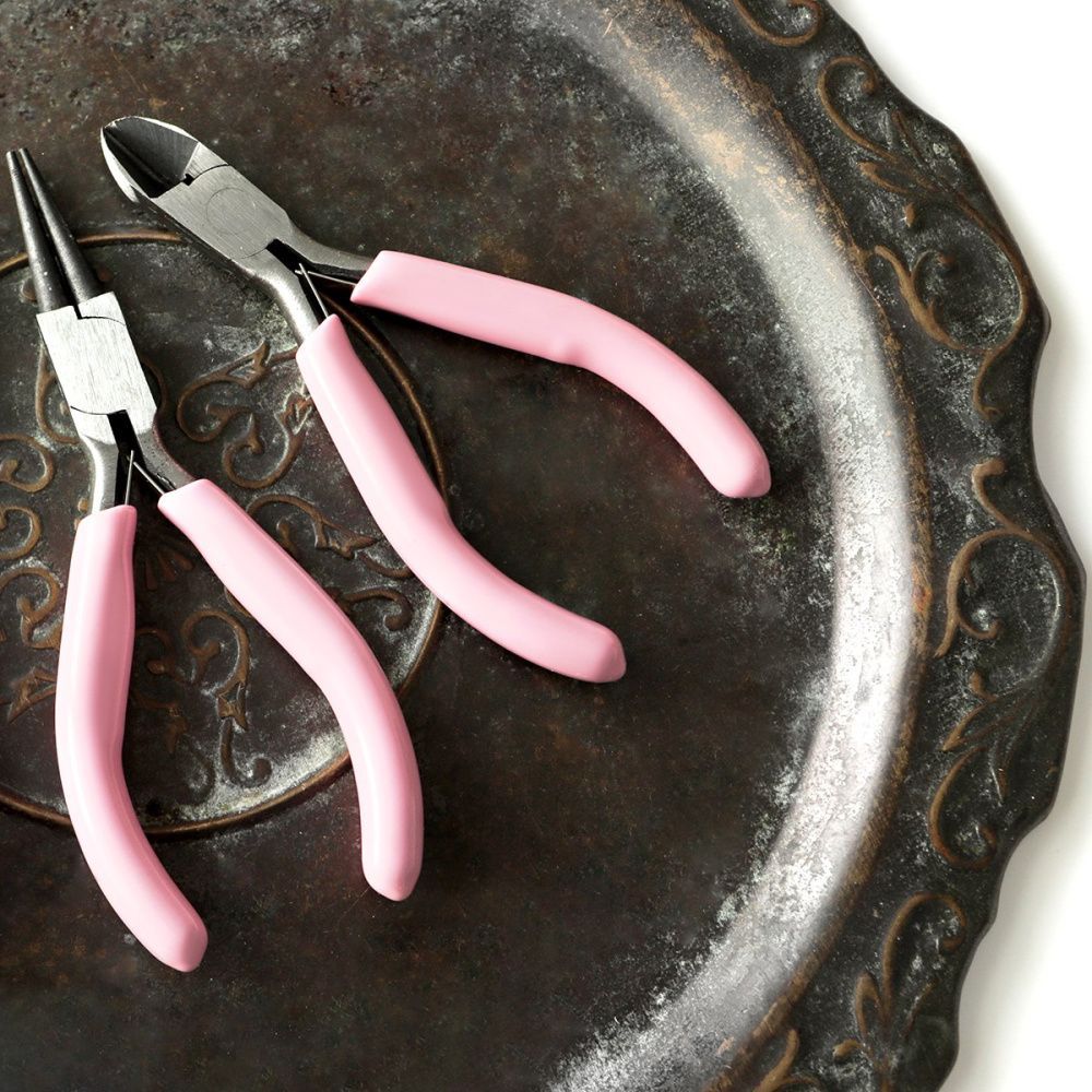 инструмент, набор, розовые ручки, 3 шт