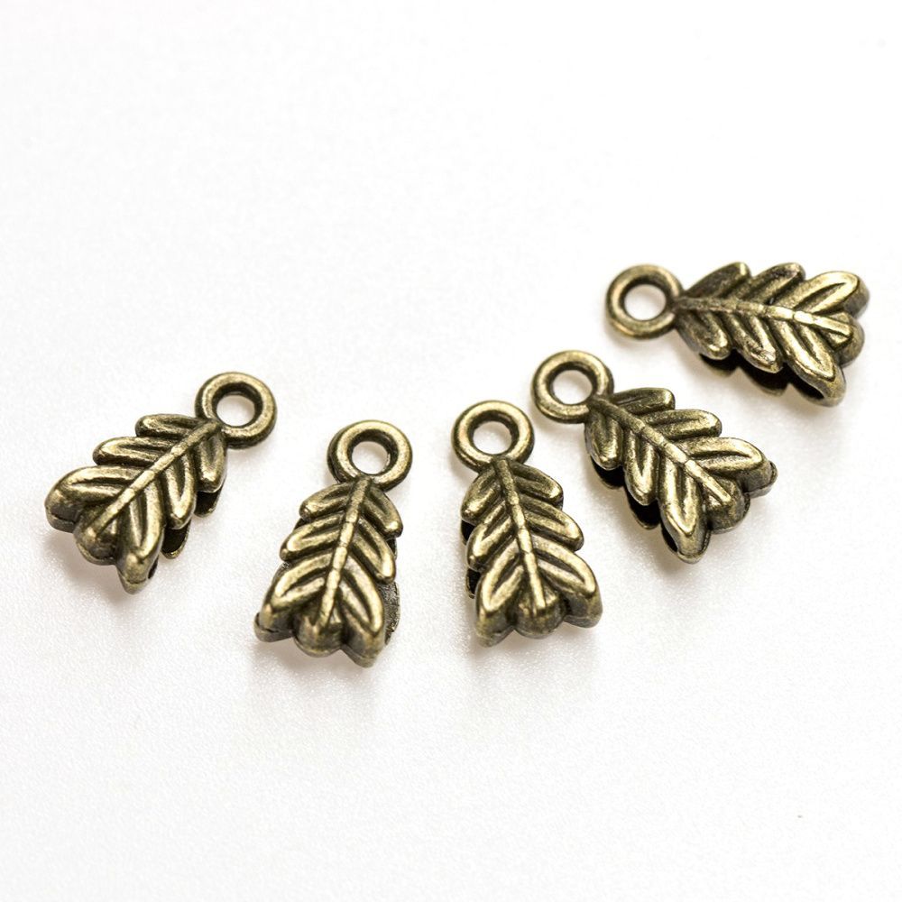 бейл "фолио", цвет античная бронза, 14x6.5x4.5 мм