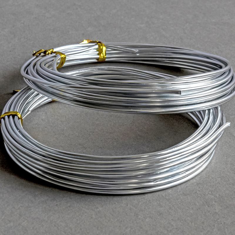 проволока алюминиевая, цвет серебряный, 2 мм, 5 м