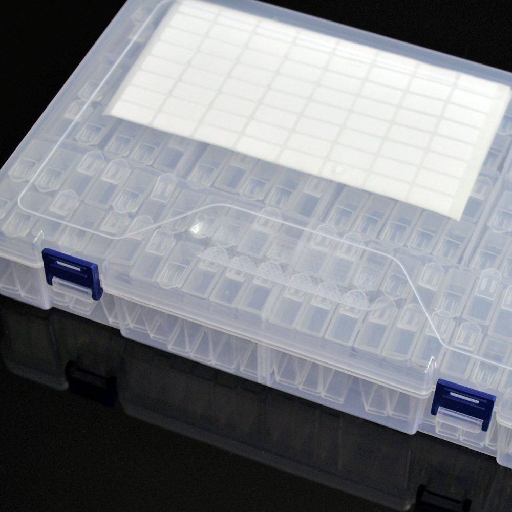 органайзер для бусин и фурнитуры, 124 контейнера