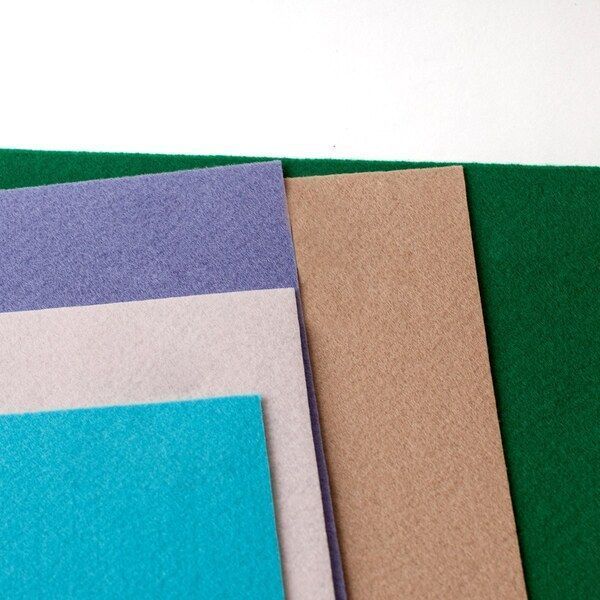 набор фетра 5 листов "конфетный"