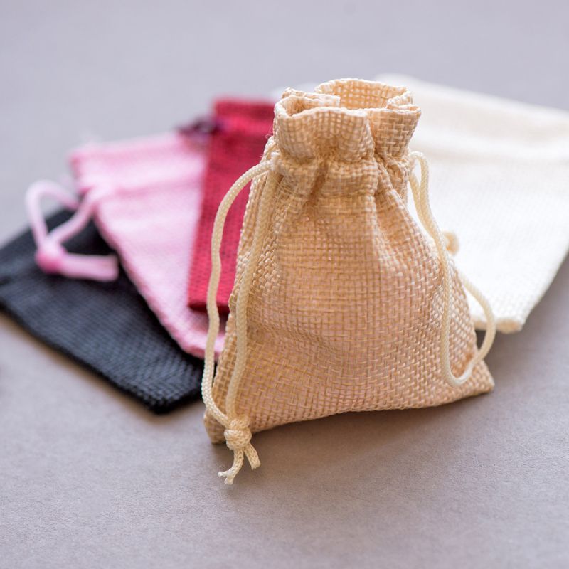 мешочек холщовый, цветовой микс, 90х70 мм