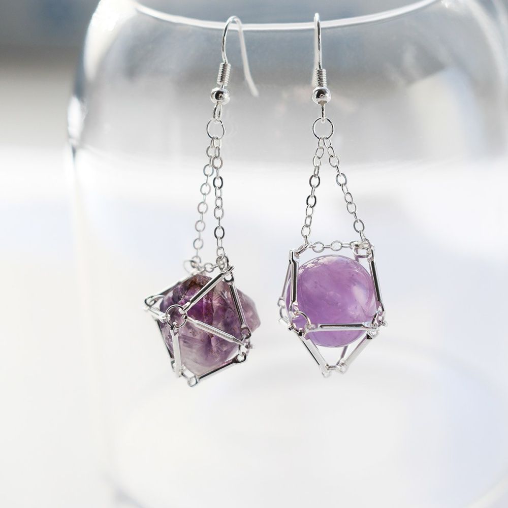 швензы "баскет", цвет серебро, 65 мм