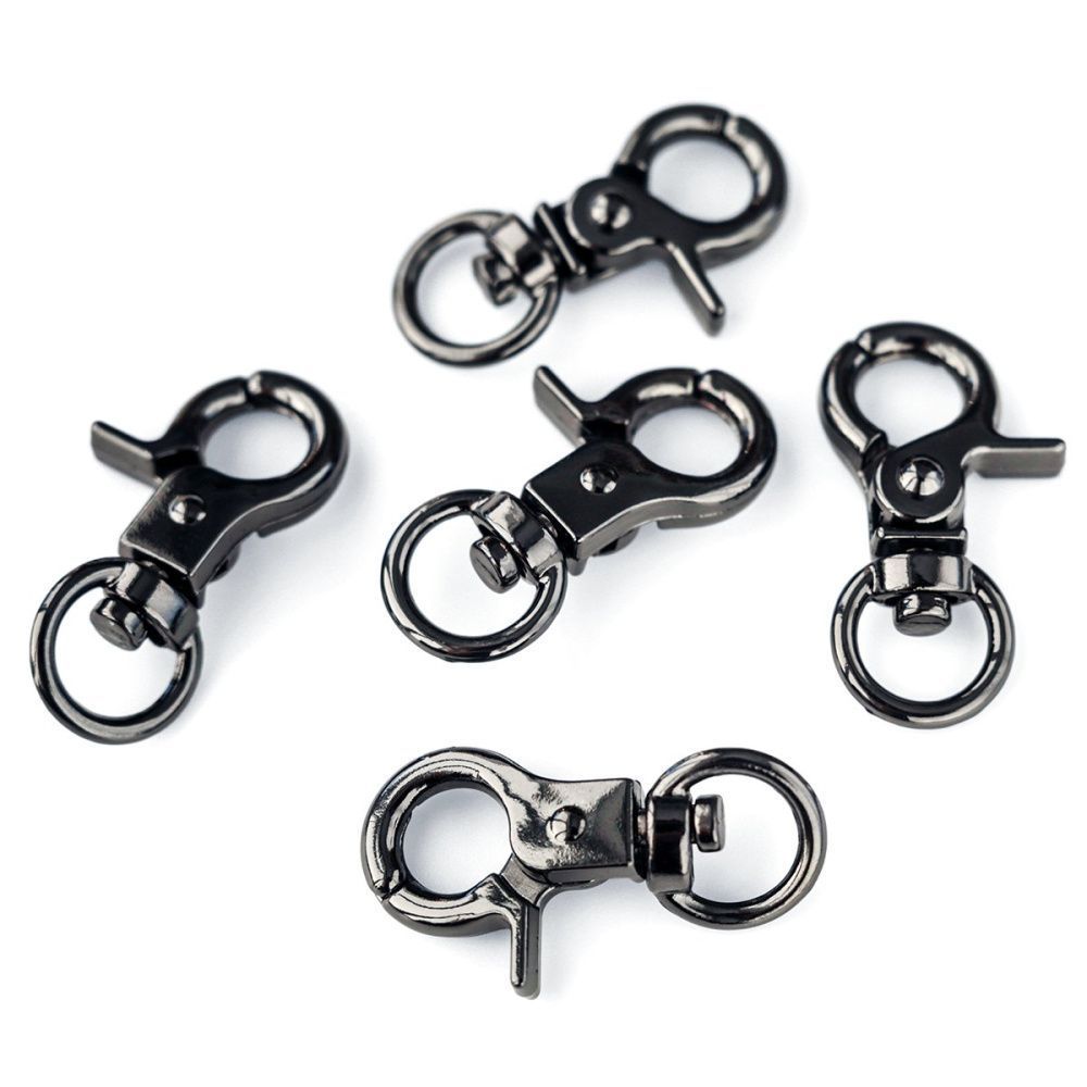 карабин, цвет черный, для брелоков, 30 мм