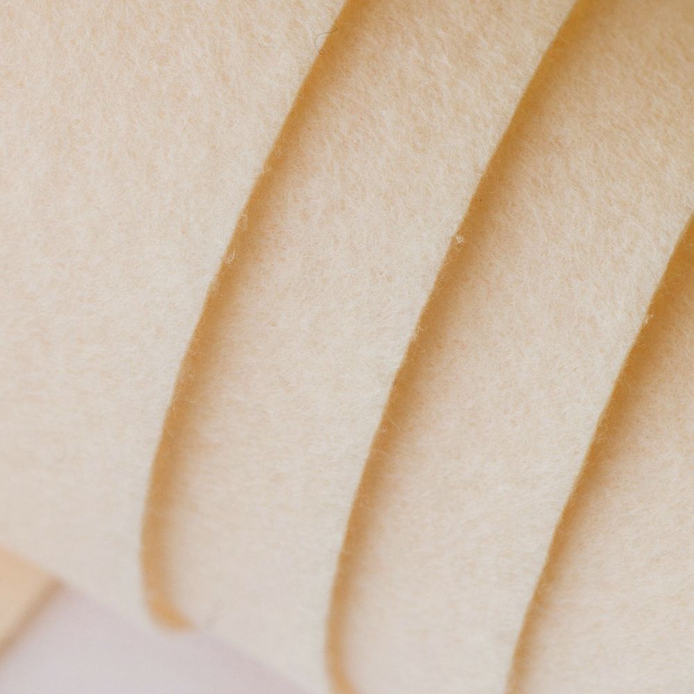 фетр 804 светло-кремовый, 1.2 мм, 28х33 см