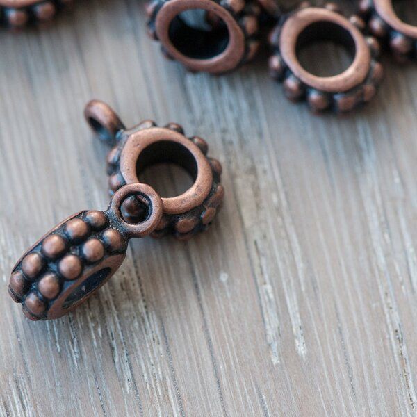 бейл "ежевика", цвет красная медь,13x8x5 мм