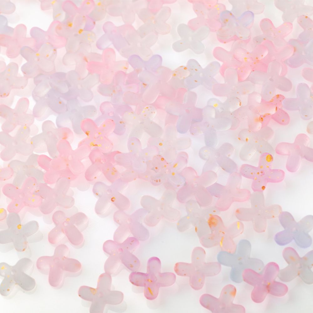 бусина, акрил "колокольчик", матовая, цвет желтый, 14x10 мм