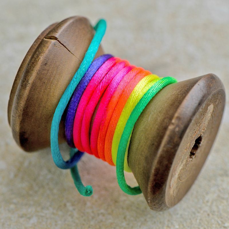 шнур нейлоновый, цвет мультиколор, 2 мм  