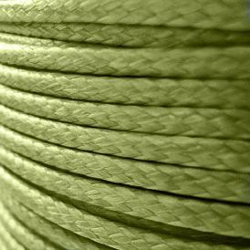 шнур вощеный, цвет зеленый, 2 мм