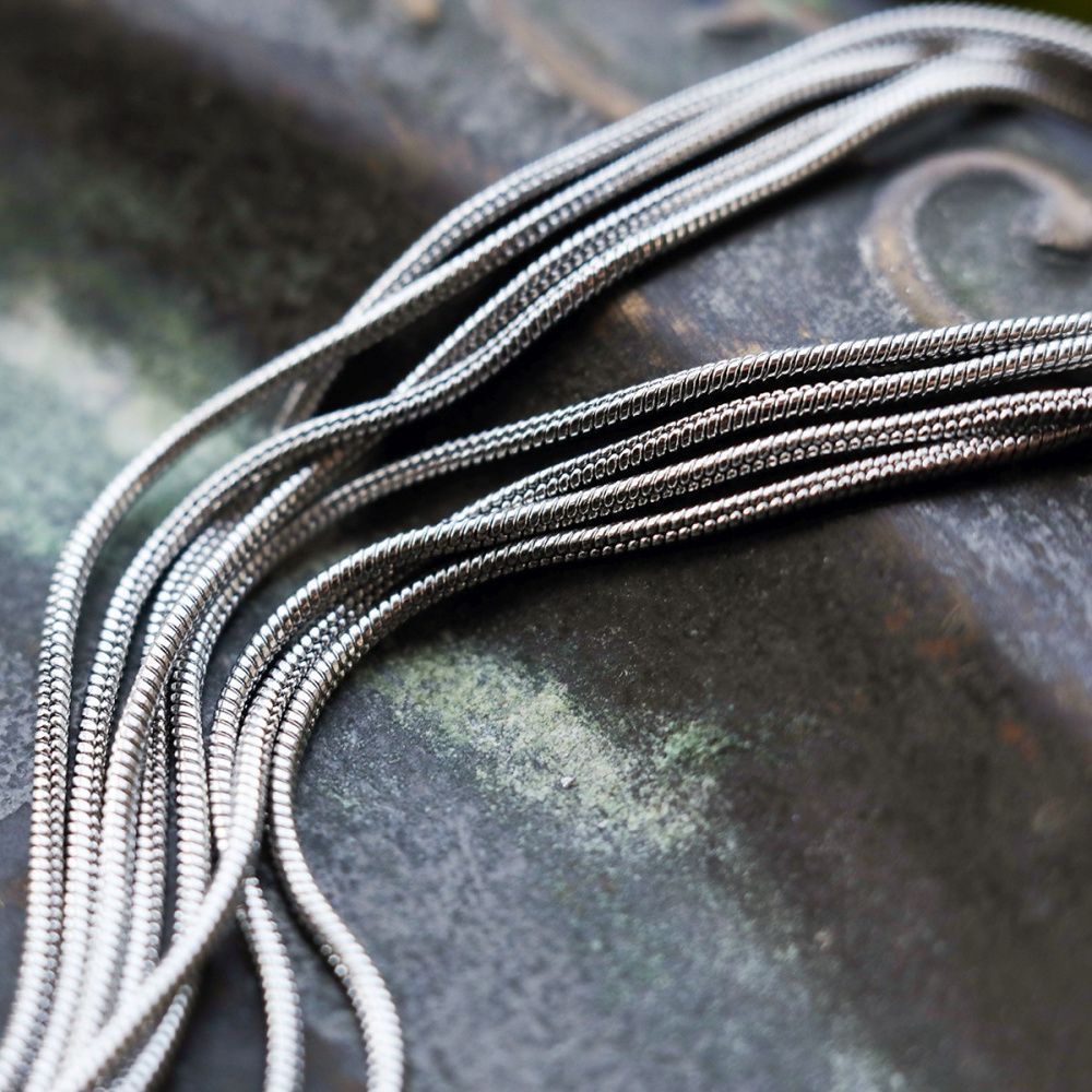 цепочка "снейк 304", цвет стальной, толщина 1.2 мм