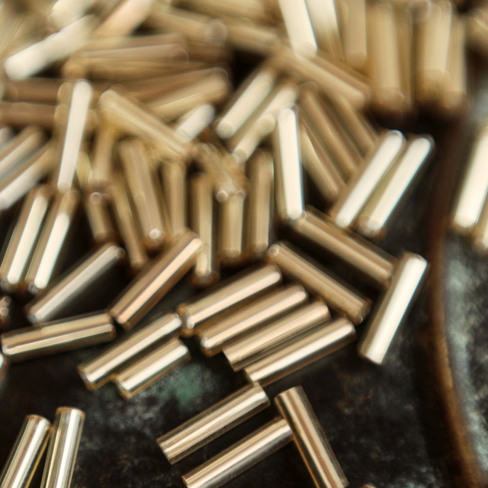 бисер "радуга", стеклярус, цвет темно-золотистый/серебряный (уп 7 г)