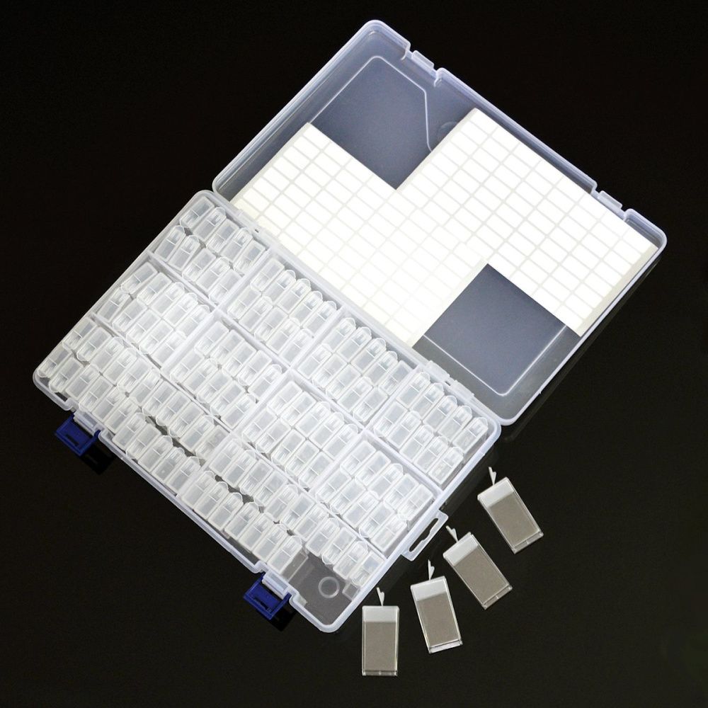 органайзер для бусин и фурнитуры, 124 контейнера