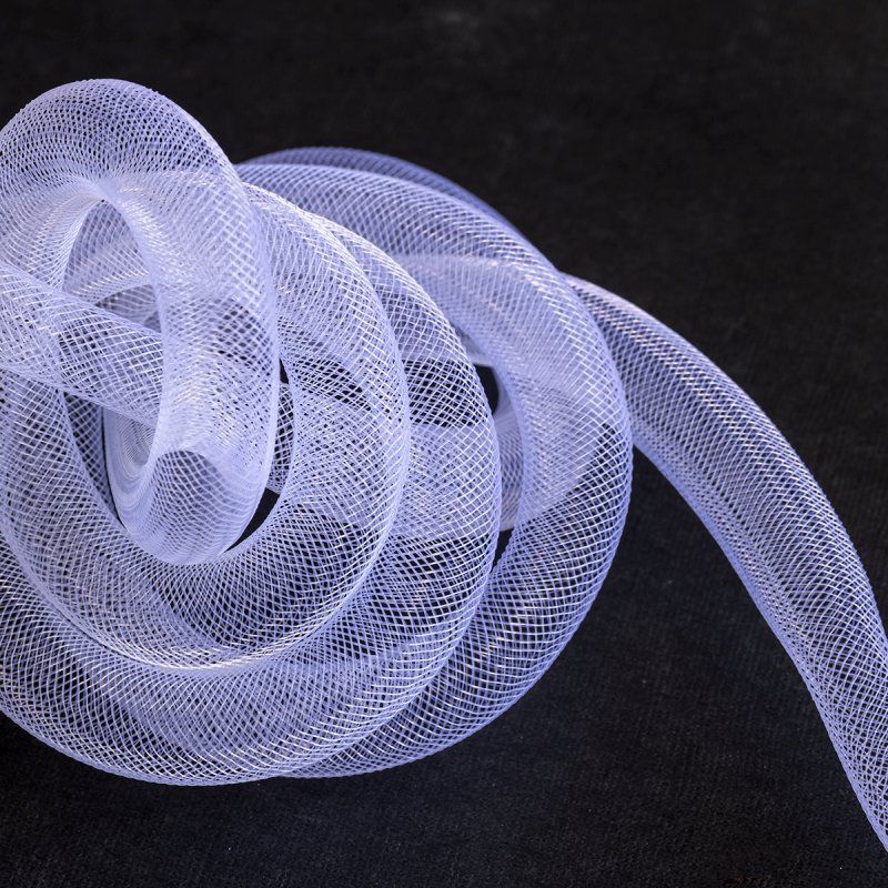 ювелирная сетка, пластик, цвет белый, диаметр 16 мм