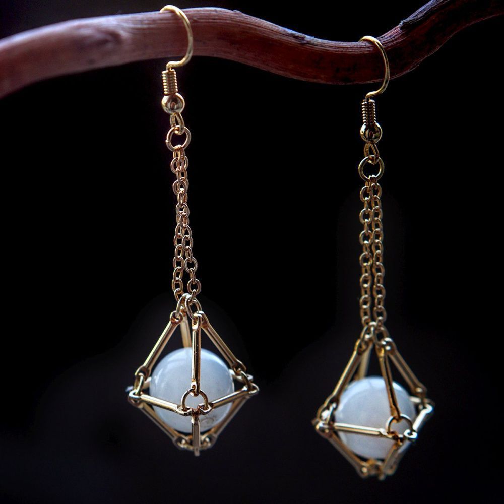 швензы "баскет", цвет золото, 65 мм