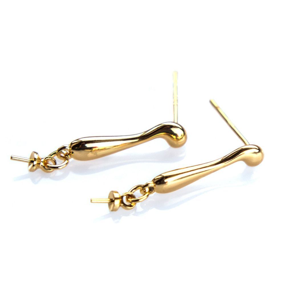 пуссеты "ренни", позолоченные, 16 мм