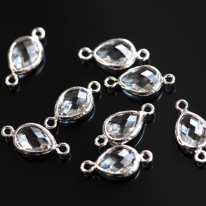 коннектор капля со стеклом, покрытие платиной, 14x7x3 мм