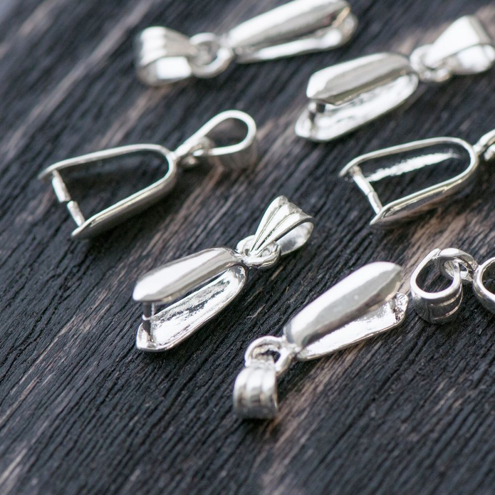 бейл, цвет серебро, 25х9 мм