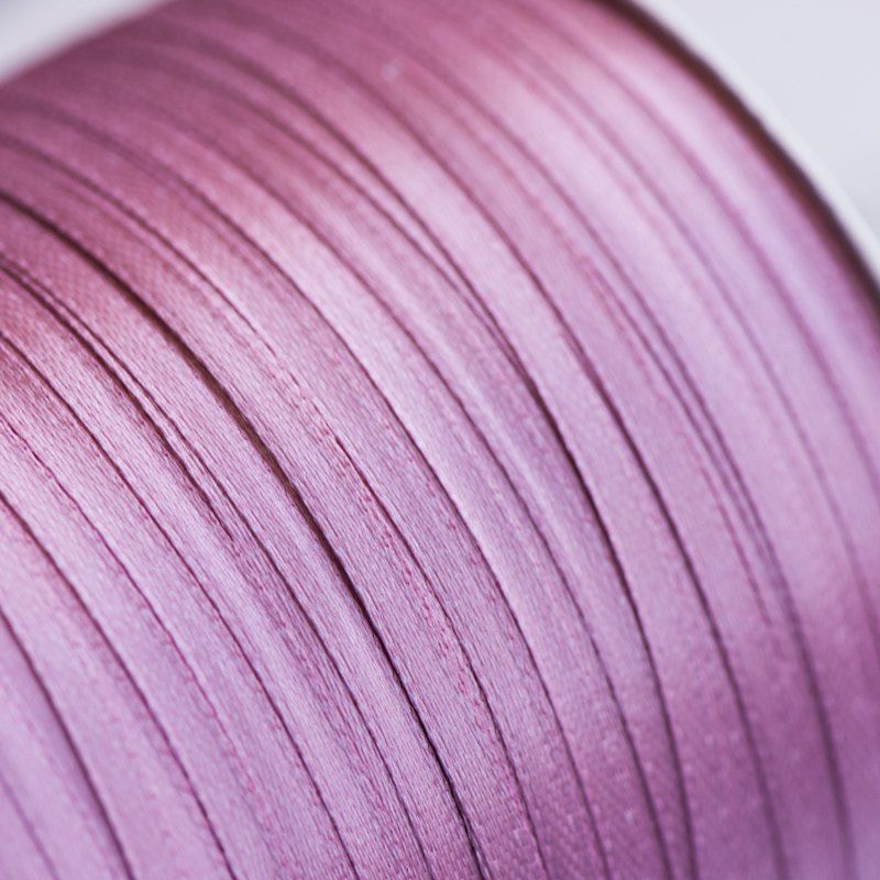 лента, атлас, цвет увядшей розы, ширина 3 мм ленты