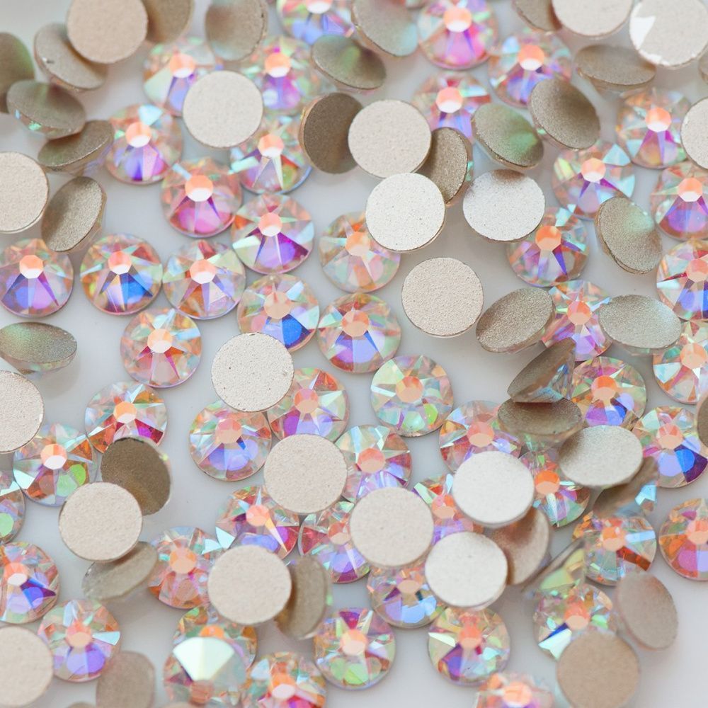 стразы клеевые холодной фиксации люкс, cristal ав, ss20