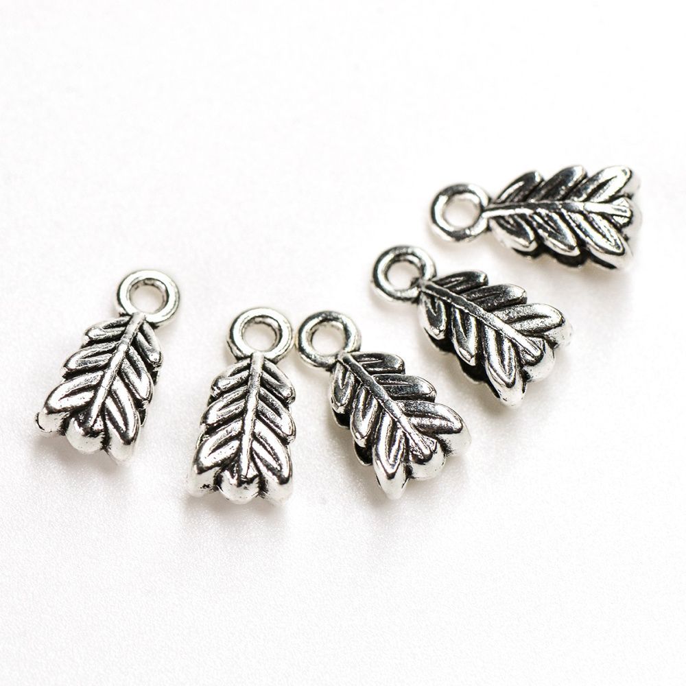 бейл "фолио", цвет античное серебро, 14x6.5x4.5 мм