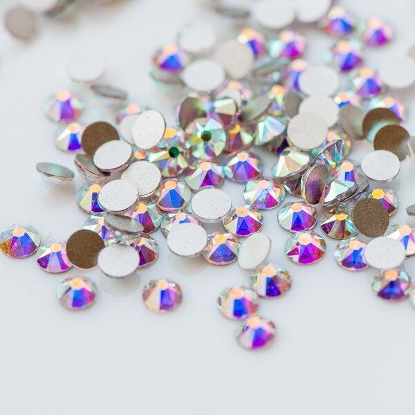 стразы клеевые холодной фиксации люкс, cristal ав, ss16