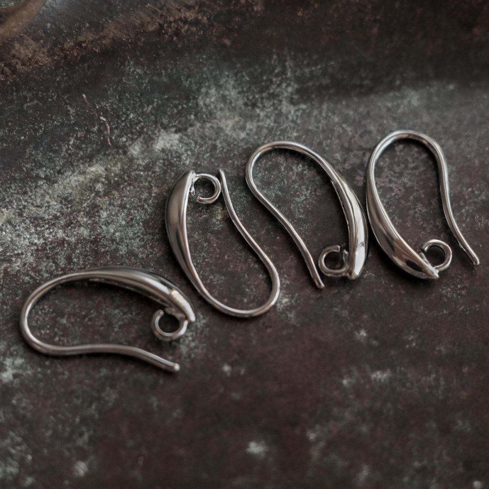 швензы "ласкари", цвет платина, 18.5x9.5x2 мм