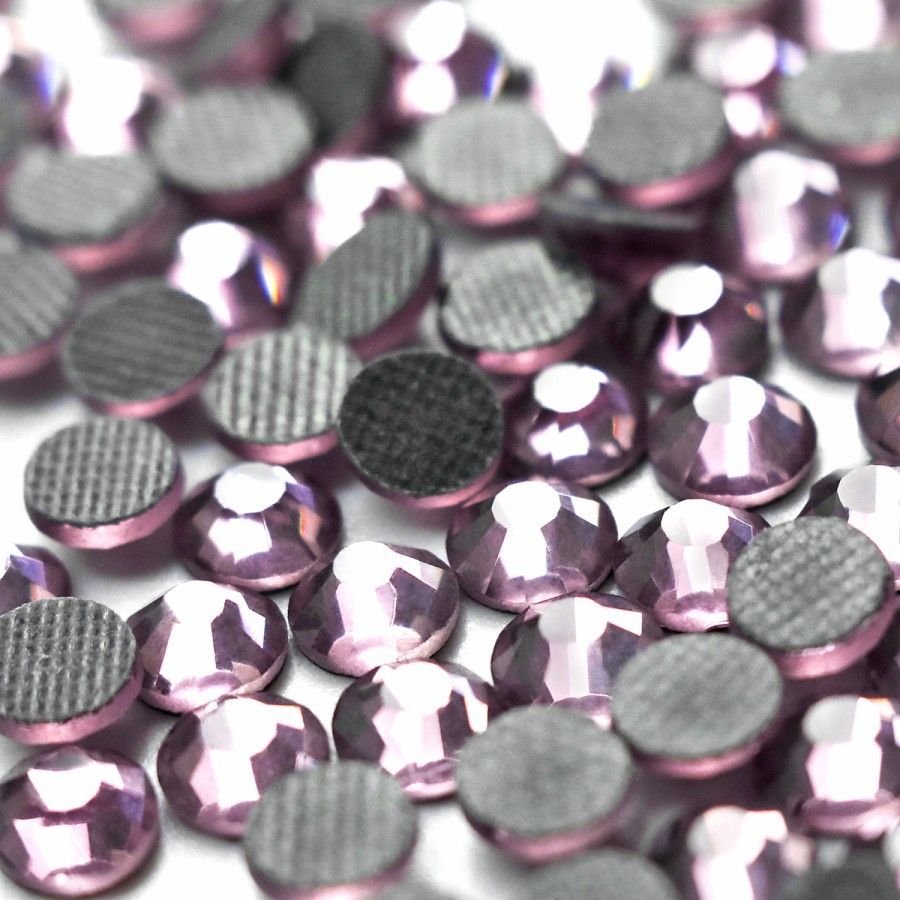 стразы термоклеевые горячей фиксации dmc, аметист светлый, ss20