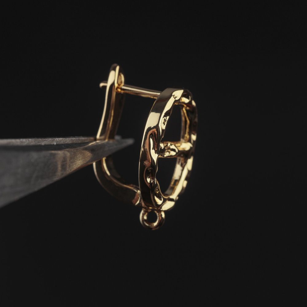 швензы "фибби", позолоченные, 18x11x11 мм 