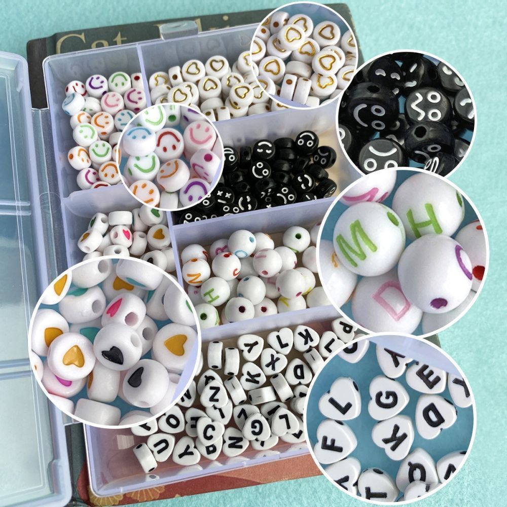 набор бусин в органайзере "марина"