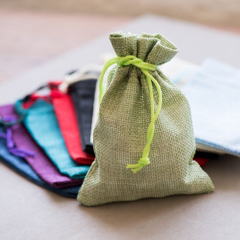 мешочек холщовый, цветовой микс, 140х100 мм