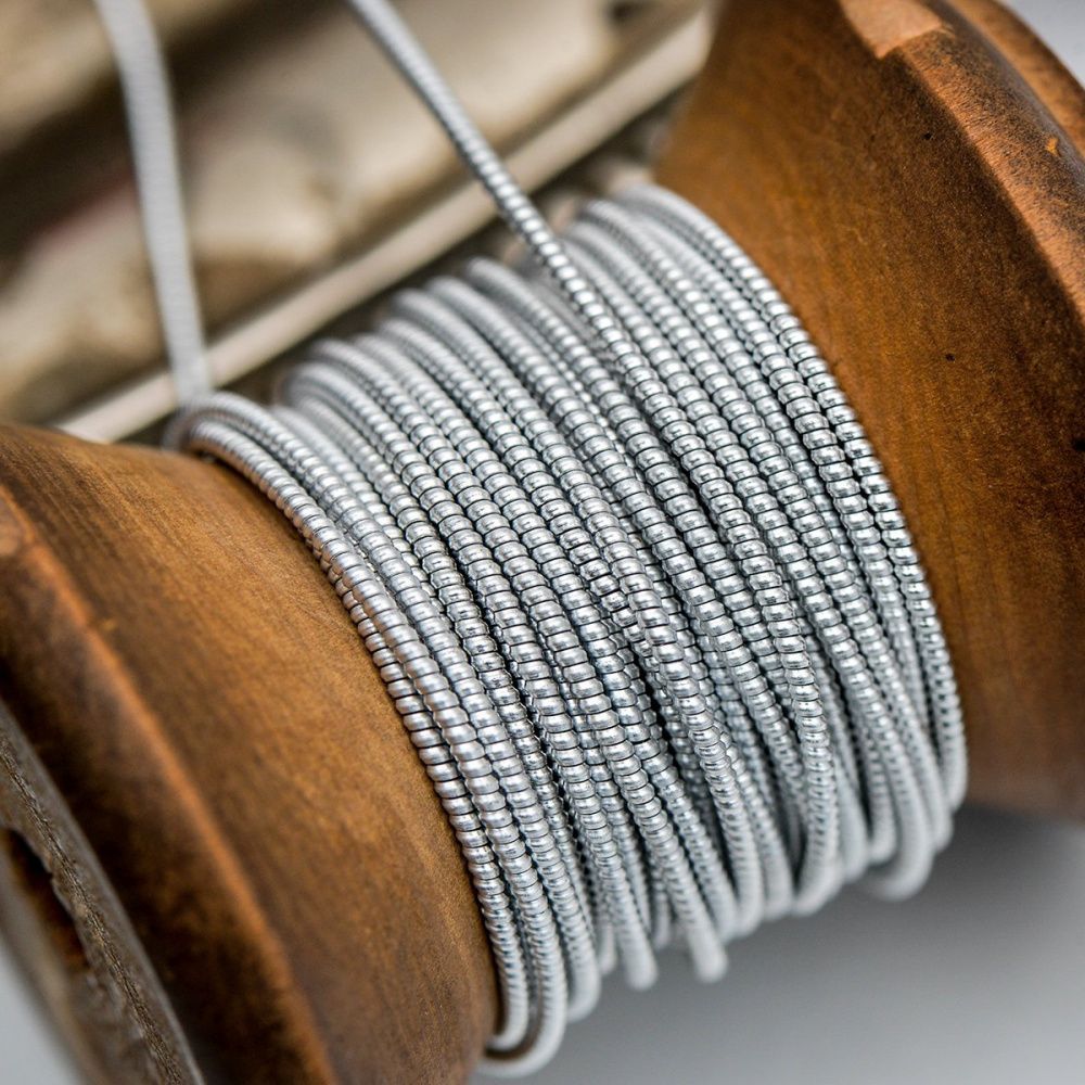 канитель жесткая, цвет серебро, 1.3 мм