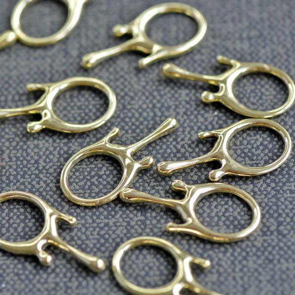 подвеска металлическая "дроплет", цвет светлое золото, 31x15x3 мм