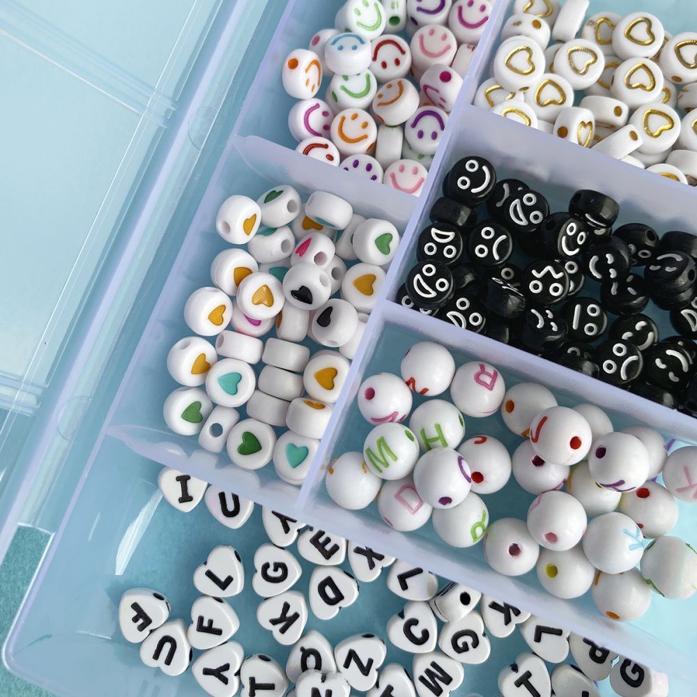 набор бусин в органайзере "марина"