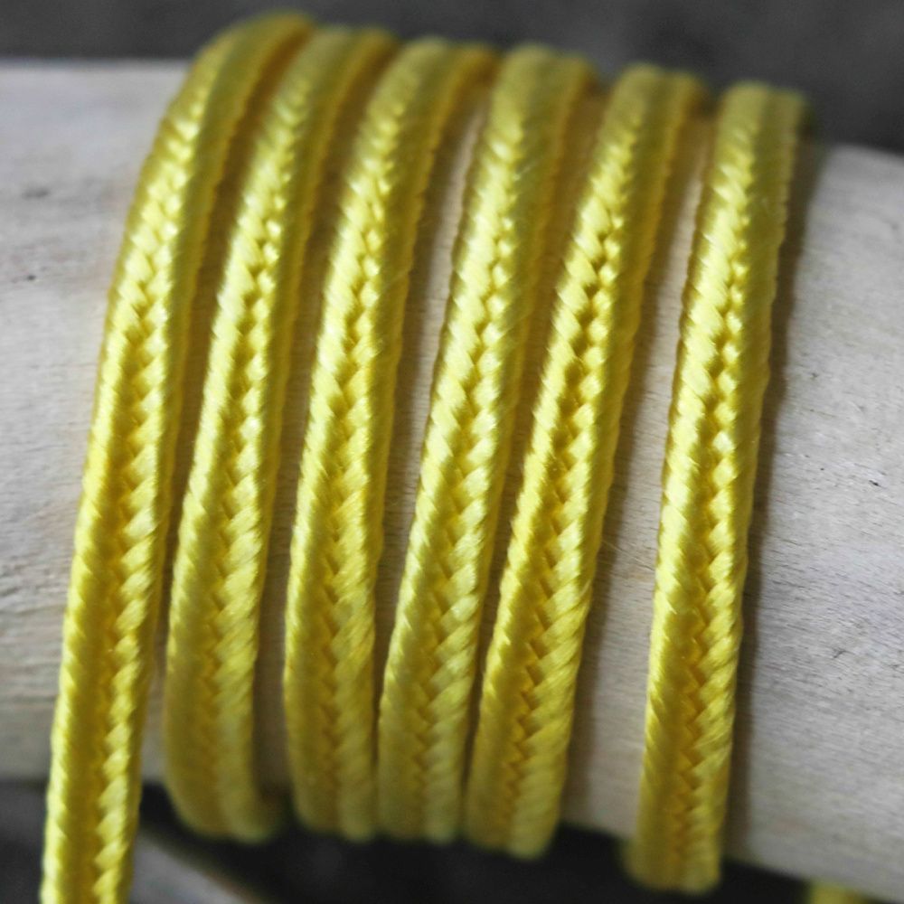 сутаж, цвет  канареечно-желтый, 2 мм