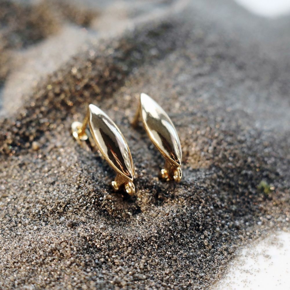 швензы "бьянка", позолота, 17.5x5x12.5 мм 