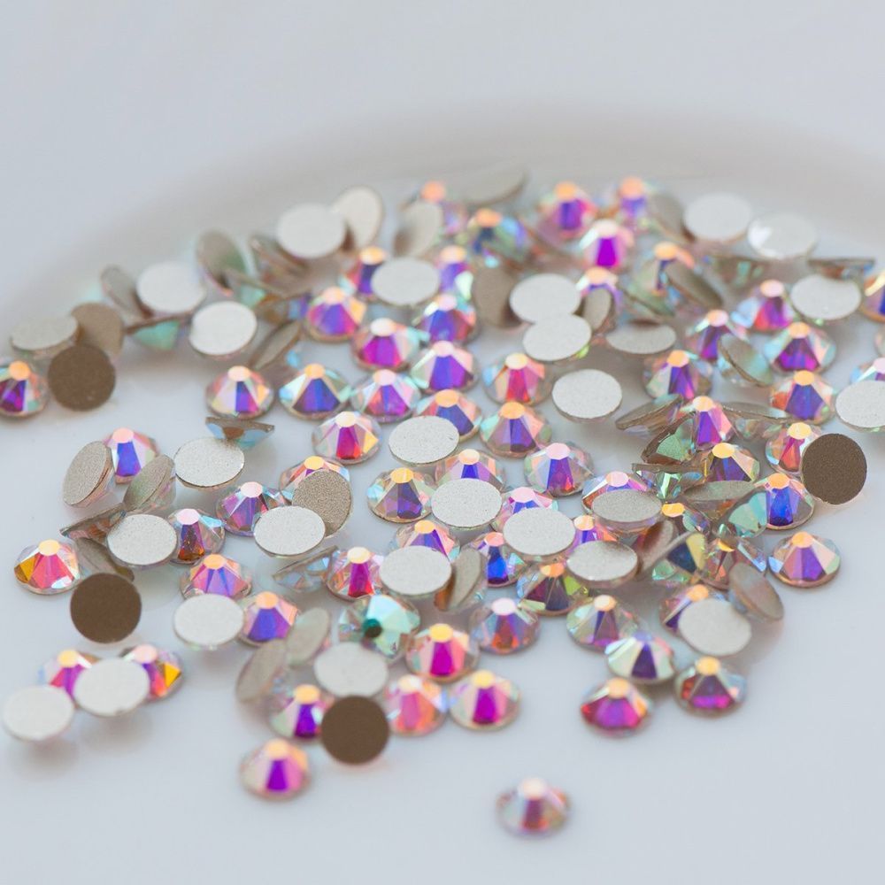 стразы клеевые холодной фиксации люкс, cristal ав, ss20