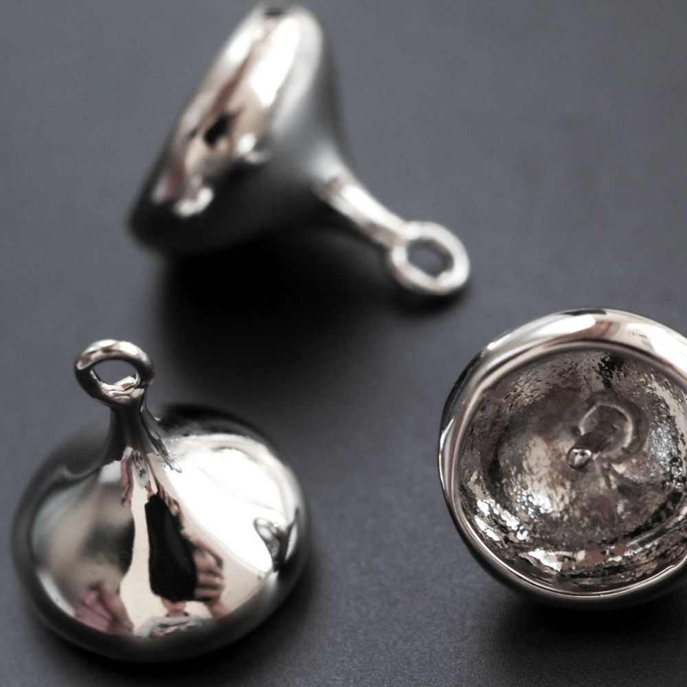 бейл "желудь", цвет платина, 11x10 мм