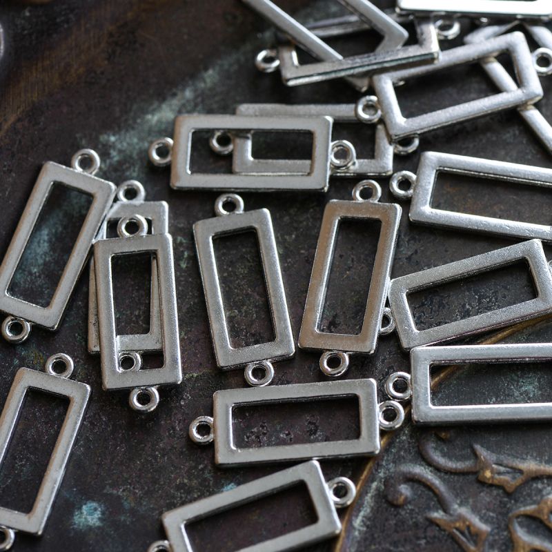 коннектор "рама", цвет платина, 30x11.5x2 мм