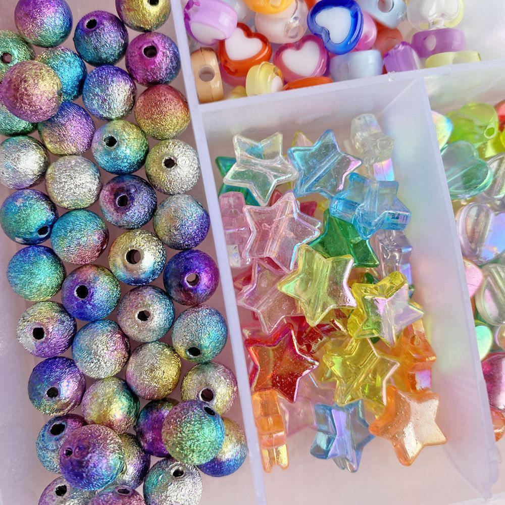 набор бусин в органайзере "роузи"