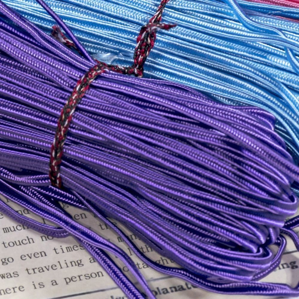 сутаж №27, фиолетовый, 3х1 мм (уп 5 м)