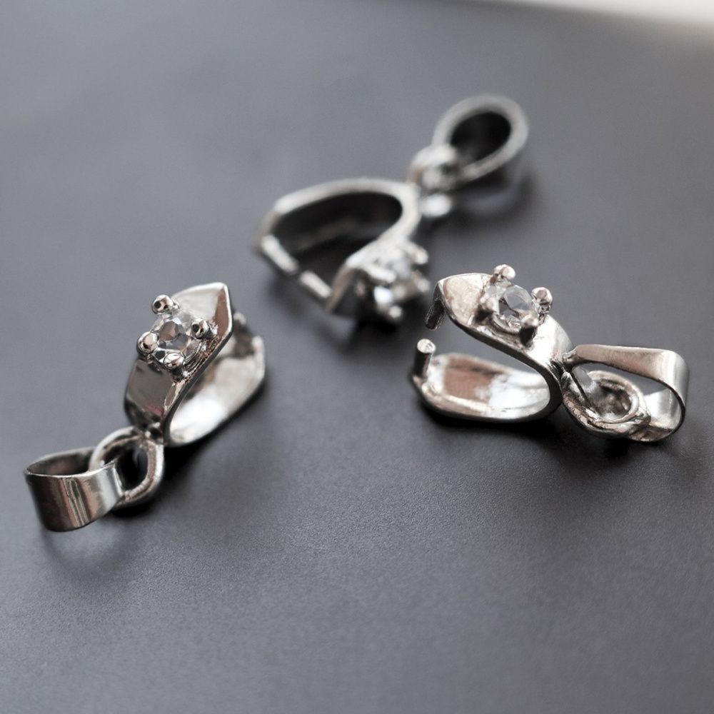 бейл "старлет", цвет платина, 12x3 мм