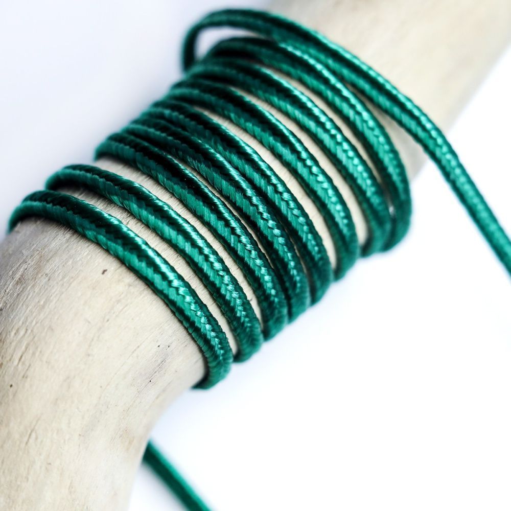 сутаж, цвет изумрудный, 2 мм