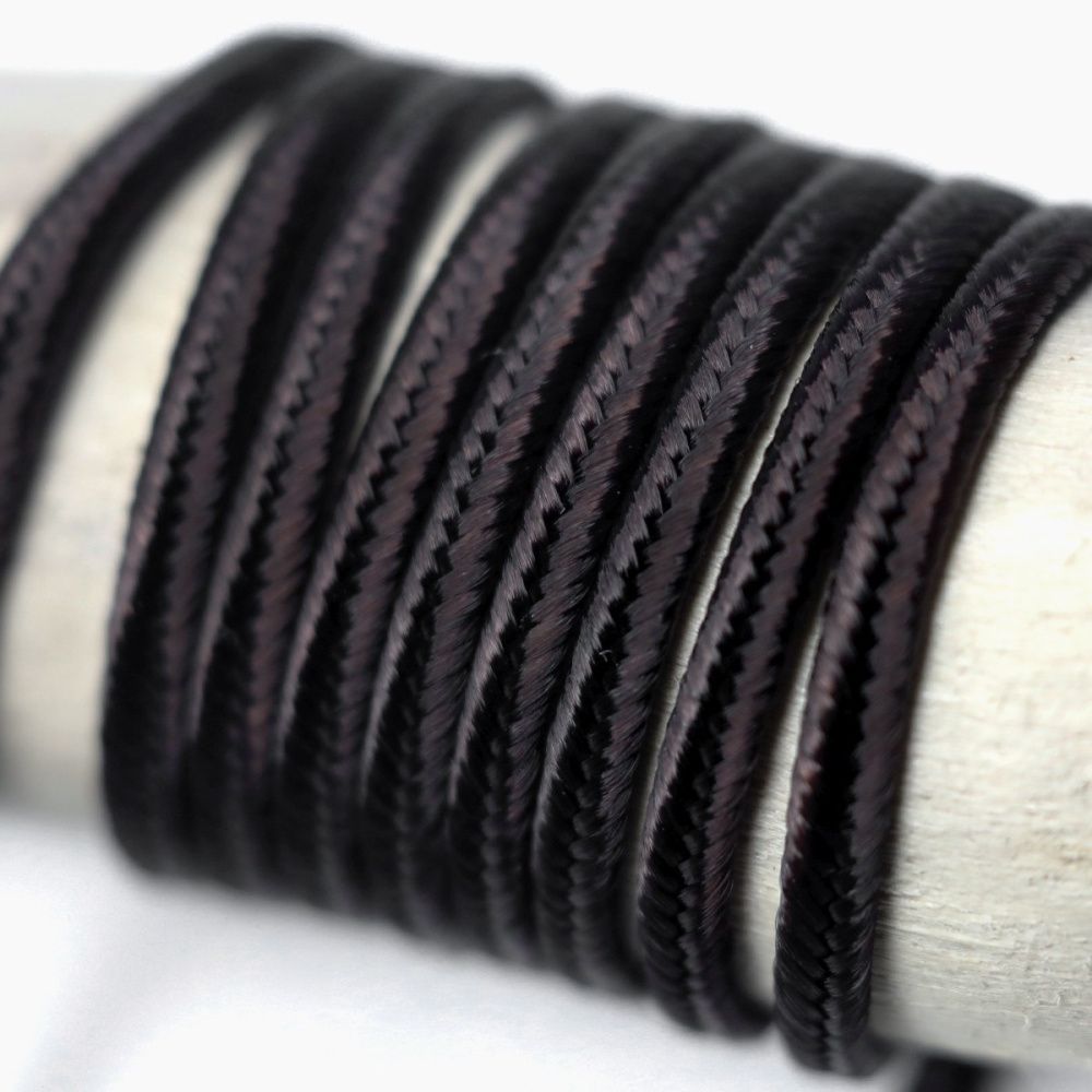 сутаж, цвет темно-коричневый, 2 мм