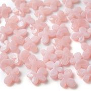 Бусина, акрил "Бабочка", цвет розово-персиковый, 12.8x17.3x4.4 мм