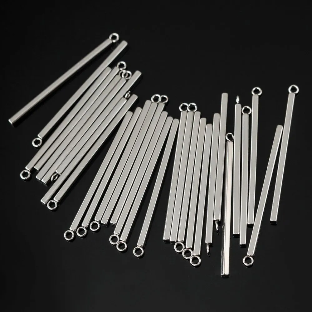 подвеска сталь "стик", цвет стальной, 43x2x2 мм