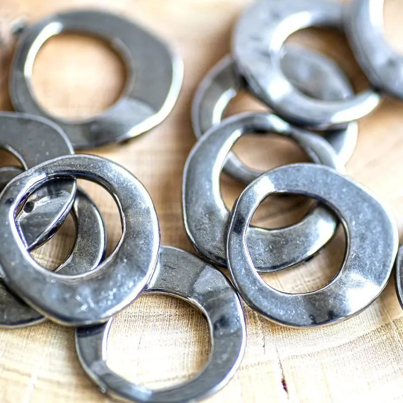 рамка для бусин "спот", цвет черный, 20.5x20.5x3 мм