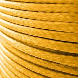 шнур вощеный, цвет ярко-желтый, 2 мм